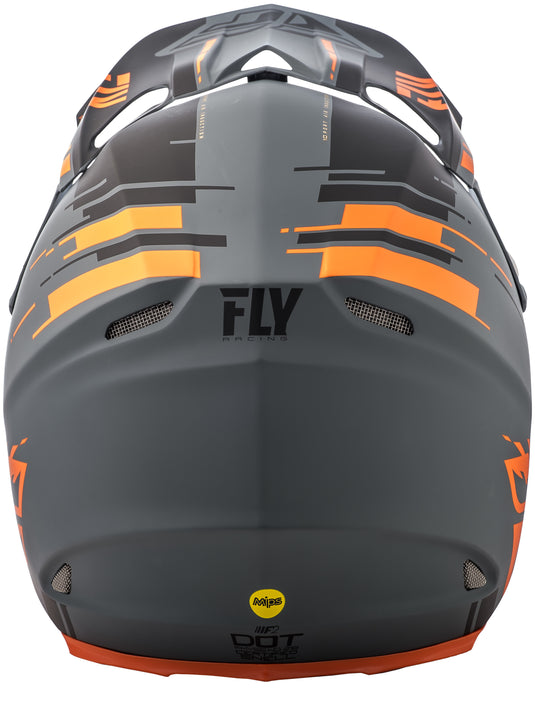F2 CARBON FORGE HELMET MATTE CHARCOAL/ORANGE/GREY 2X 73-4238-9-2X image 3