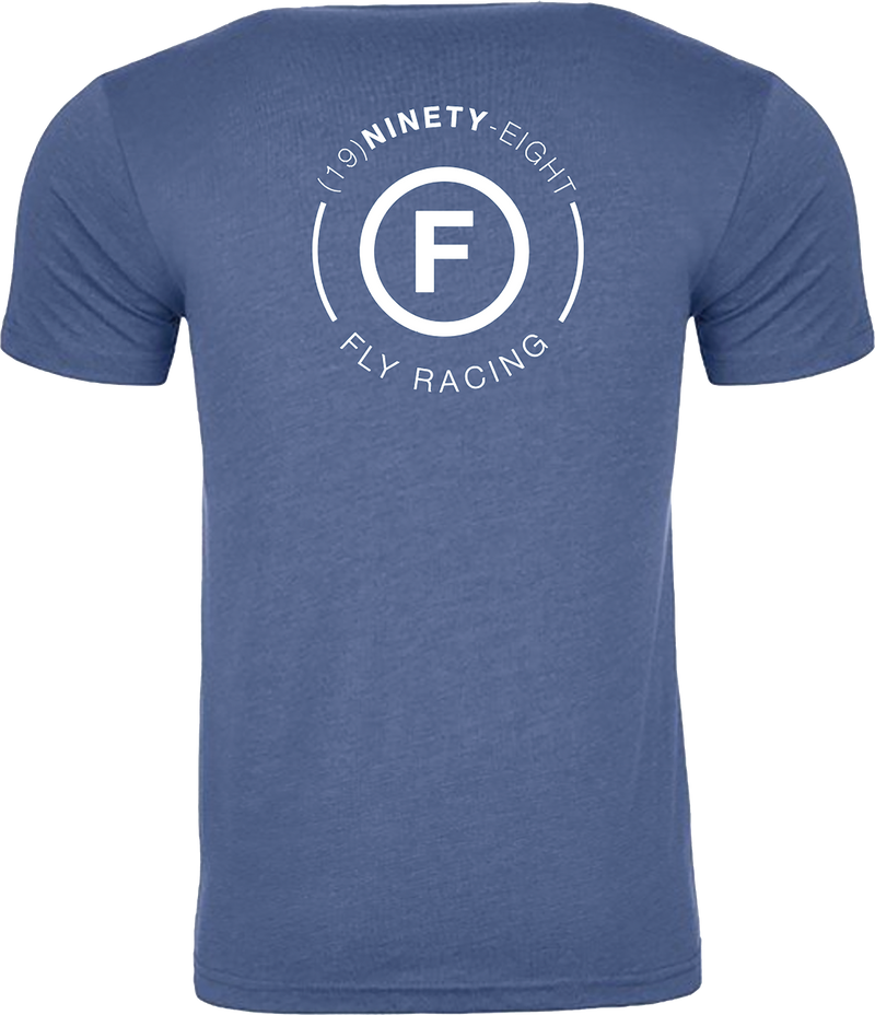 Load image into Gallery viewer, FLY ATOM TEE COOL BLUE HEATHER 2X 354-03192X image 2
