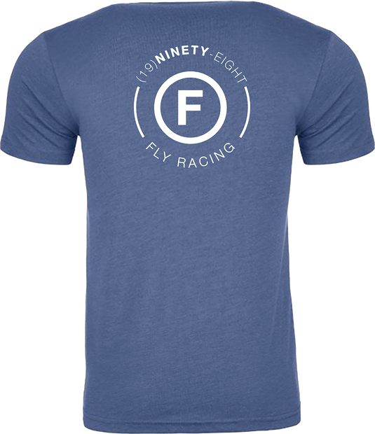 FLY ATOM TEE COOL BLUE HEATHER MD 354-0319M image 2