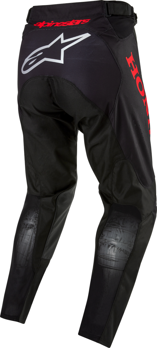 HONDA RACER ICONIC PANTS BLACK/RED 28 3728023-13-28 image 2