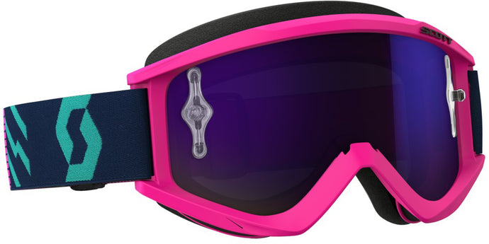 RECOIL XI GOGGLE PINK/TEAL W/PURPLE CHROME LENS 262596-5722281 image 1