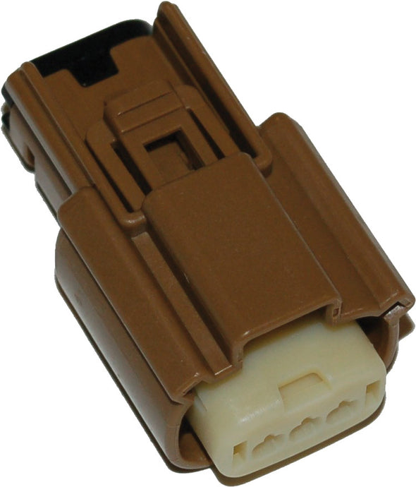 3-PIN FEMALE CONNECTOR BROWN HD 72542-07BN 07-UP NM-33471-0303 image 1