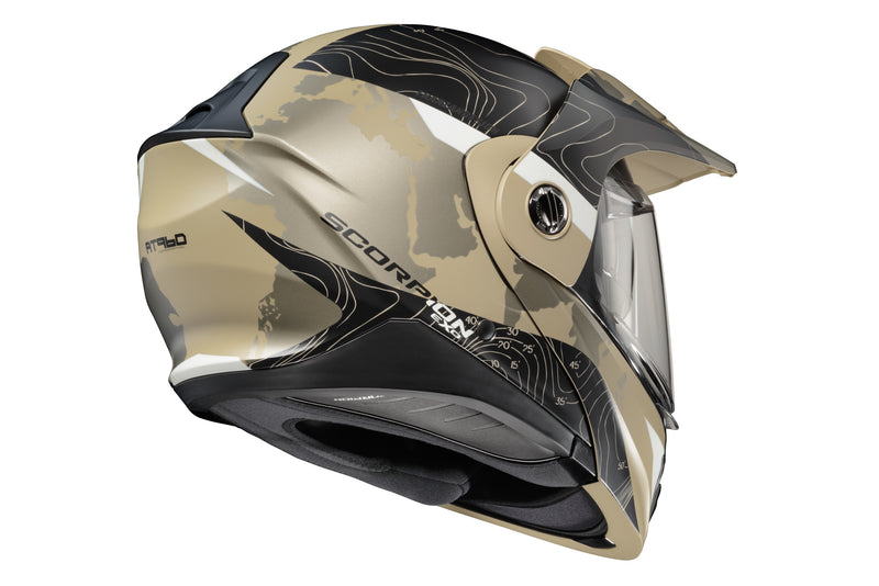 Load image into Gallery viewer, EXO-AT960 MODULAR HELMET TOPOGRAPHIC SAND/BLACK MD 96-1044 image 3
