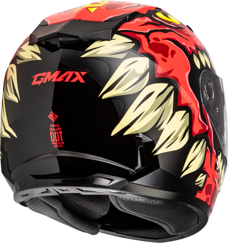 Load image into Gallery viewer, YOUTH GM-49Y DRAX SNOW HELMET RED YL F2499372 image 4
