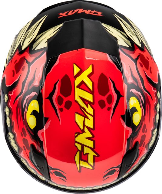 YOUTH GM-49Y DRAX SNOW HELMET RED YS F2499370 image 3
