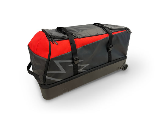 BUDDY 150L ATHLETE GEAR TROLLEY BAG BLACK/USWE RED 415004935 image 1