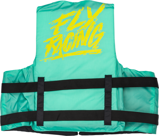 NYLON FLOTATION VEST SEAFOAM GREEN/YELLOW XS 221-30412XS image 2