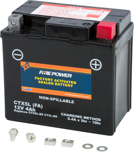 BATTERY CTX5L SEALED FACTORY ACTIVATED CTX5L-BS(FA) image 1