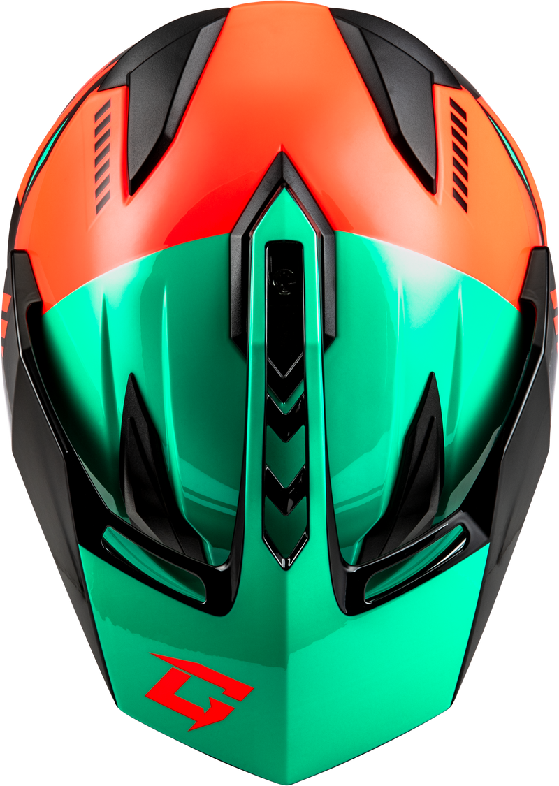 Load image into Gallery viewer, GM-11 RONIN HELMET BLACK/AQUA/CORAL XL A11151177 image 3
