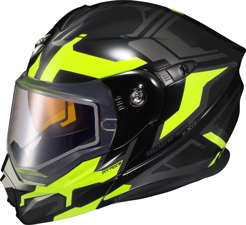 Load image into Gallery viewer, EXO-AT950 HELMET ELLWOOD GLOSS BLACK/HI-VIS SM (DUAL) 95-1723-SD image 2
