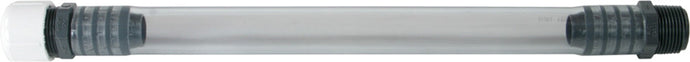 FILLER HOSE W/SCREW CAP CLEAR 12