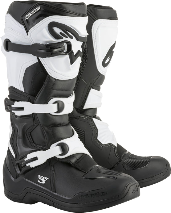 TECH 3 BOOTS BLACK/WHITE SZ 13 2013018-12-13 image 1