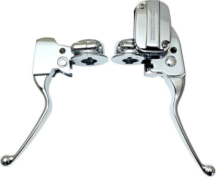 HANDLEBAR CONTROL KIT CHR CABLE CLUTCH `21-UP FLT 053946 image 1