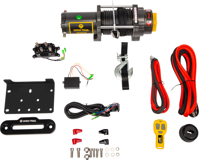 Load image into Gallery viewer, 6000LB WIDE WINCH SYNTHETIC ROPE 460-0134 image 2

