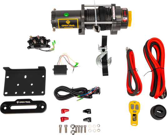 6000LB WIDE WINCH SYNTHETIC ROPE 460-0134 image 2