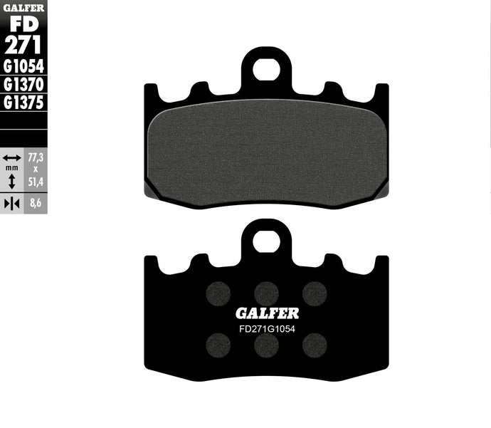 BRAKE PADS SEMI METALLIC FD271G1054 FD271G1054 image 1