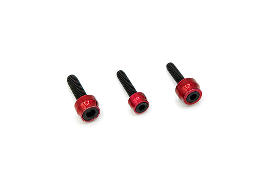 CHACHO'S BOLT KIT RED M8 ENG TRANS PRIM BLK SF10022B image 1