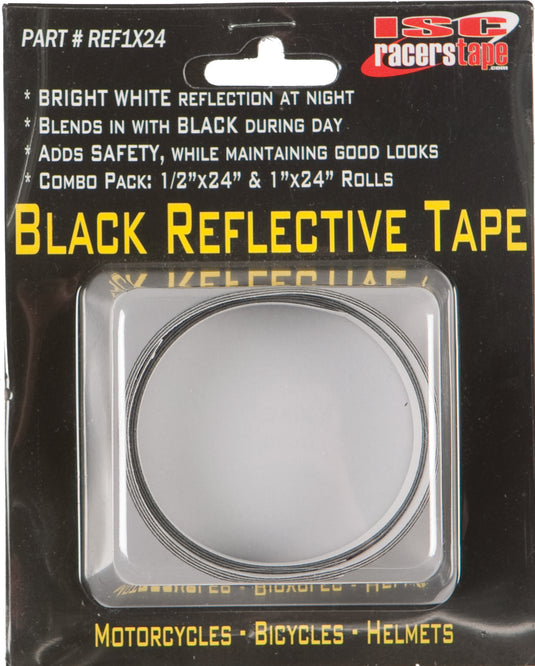 BLACK REFLECTIVE TAPE 1/2X24