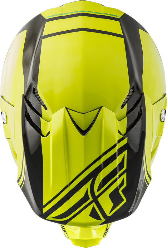 F2 CARBON REWIRE HELMET HI-VIS/BLACK XS 73-4160-1-XS image 4