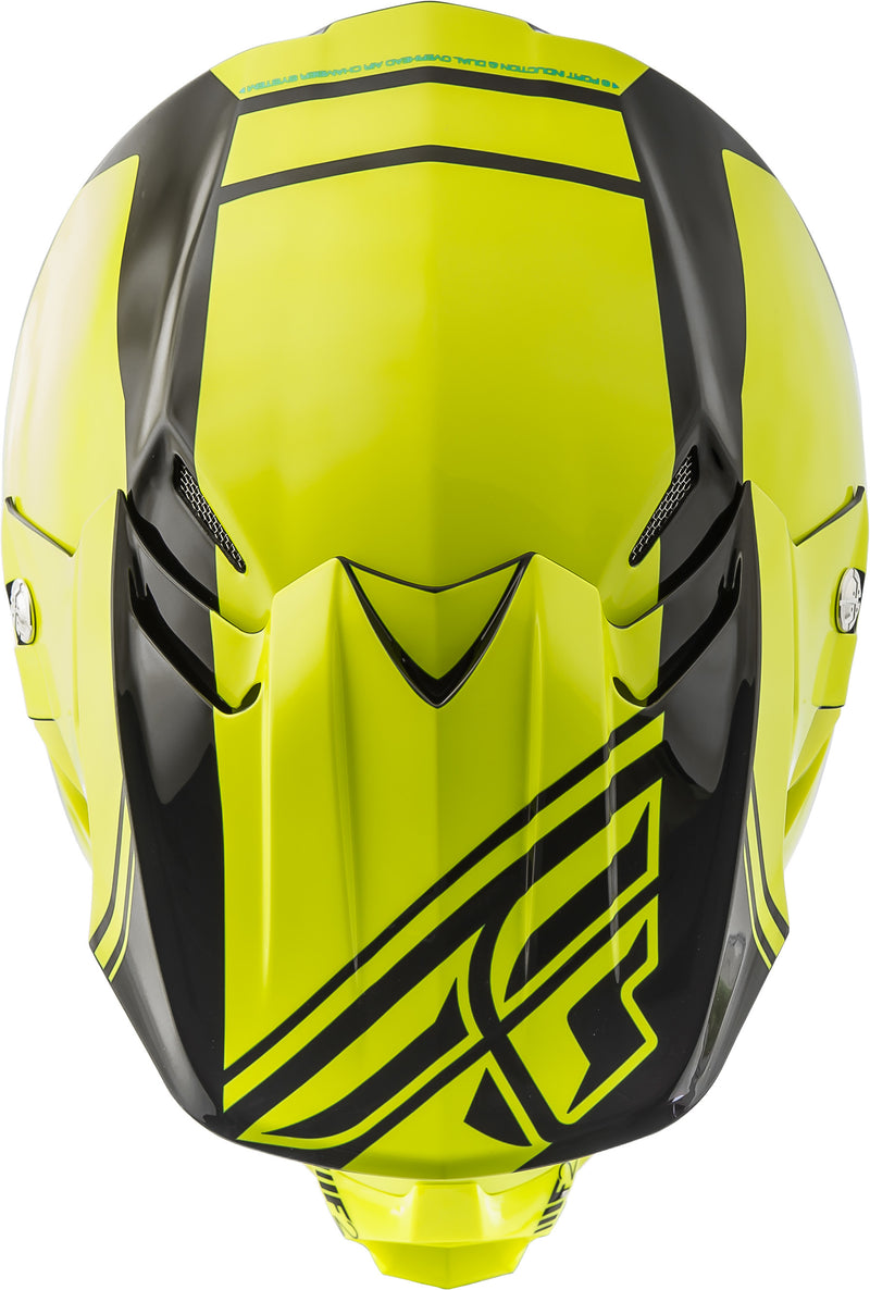Load image into Gallery viewer, F2 CARBON REWIRE HELMET HI-VIS/BLACK 2X 73-4160-6-2X image 4
