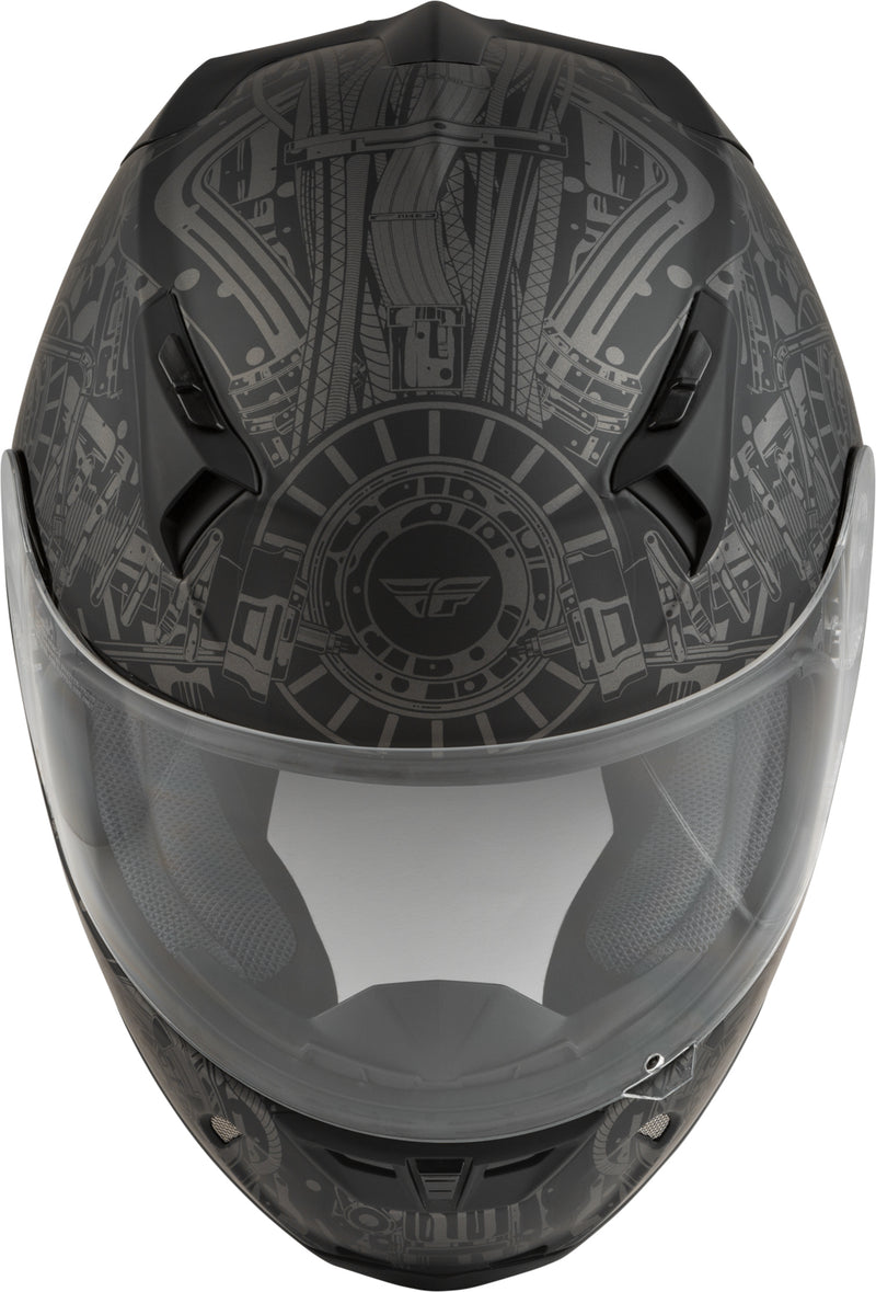 Load image into Gallery viewer, REVOLT MATRIX HELMET MATTE GREY/BLACK XS 73-8382XS image 3
