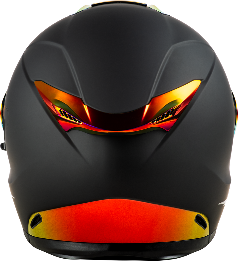 Load image into Gallery viewer, SENTINEL RECON HELMET MATTE BLACK/FIRE CHROME SM 73-8427S image 2
