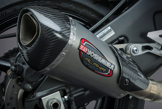 EXHAUST STREET ALPHA-T SLIP-ON SS-SS-CF WORKS 13100BP520 image 4
