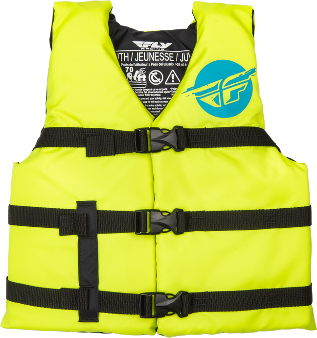 YOUTH FLOTATION VEST HI-VIS/BLUE 221-30331 image 1