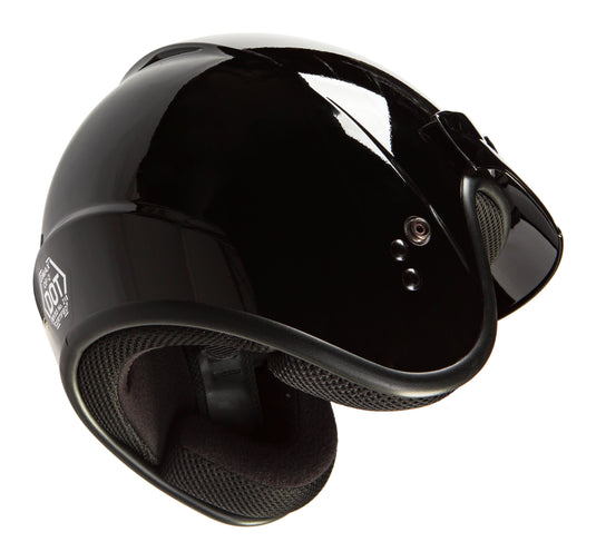 YOUTH OF-2Y OPEN-FACE HELMET BLACK YL G1020022 image 4