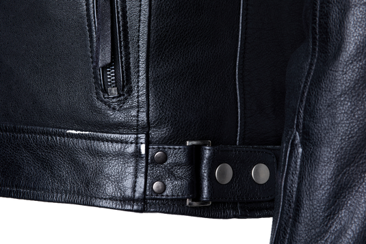 IOM TT HILLBERRY 2 CE JACKET BLACK LEATHER XL 103157BLK-46 image 4
