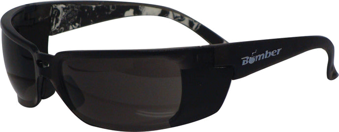 Z-BOMB SAFETY EYEWEAR SMOKE W/SMOKE LENS ZF103 image 1