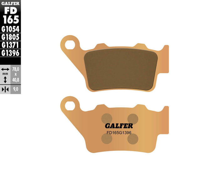 BRAKE PADS SINTERED FD165G1396 FD165G1396 image 1