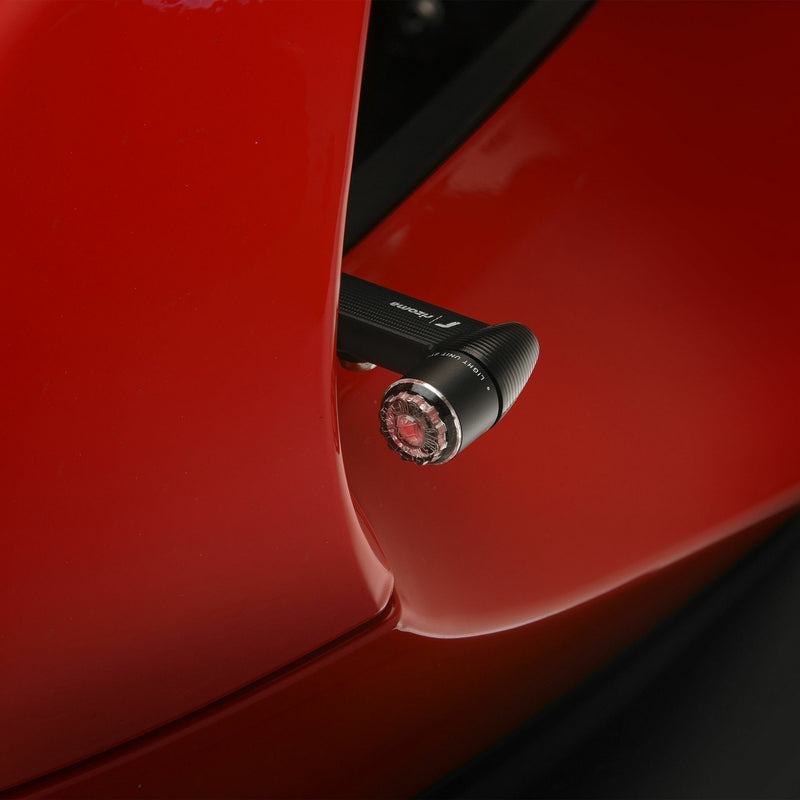 Load image into Gallery viewer, TURN SIGNAL MOUNTING KIT FAIRING LIGHT UNIT BLK PR DUC FR852B image 1
