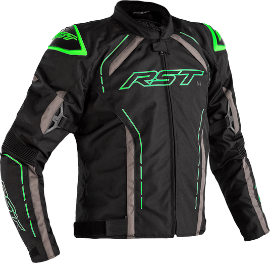 S1 CE JACKET BLACK/GREY/NEON GRN TXTL LG 102559NEO-44 image 1
