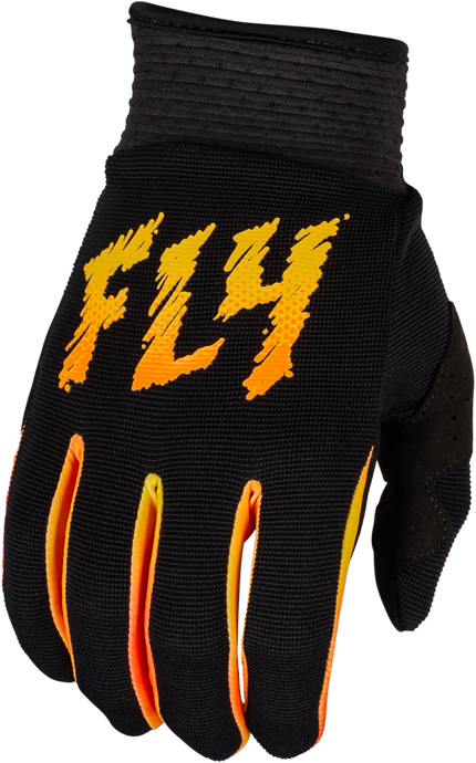 YOUTH F-16 GLOVES BLACK/YELLOW/ORANGE YM 377-211YM image 1
