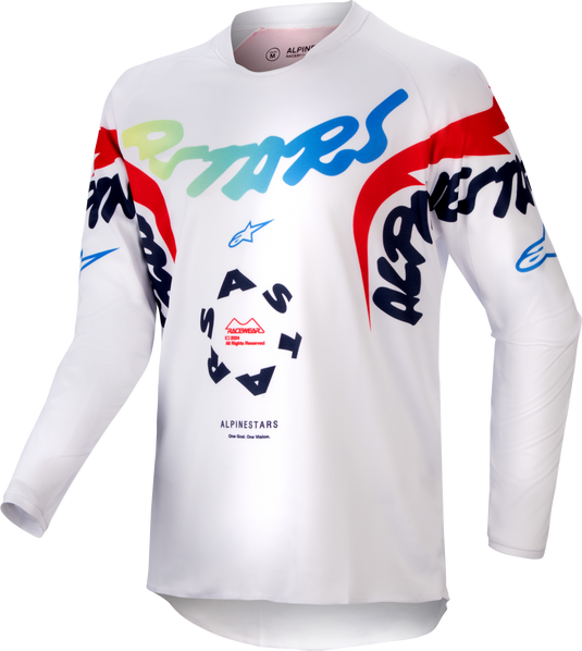 YOUTH RACER HANA JERSEY WHITE/MULTICOLOR SM 3778324-258-S image 1