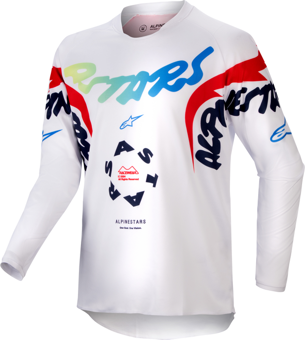 YOUTH RACER HANA JERSEY WHITE/MULTICOLOR XL 3778324-258-XL image 1