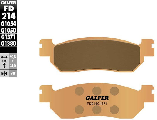 BRAKE PADS SINTERED FD214G1371 FD214G1371 image 2