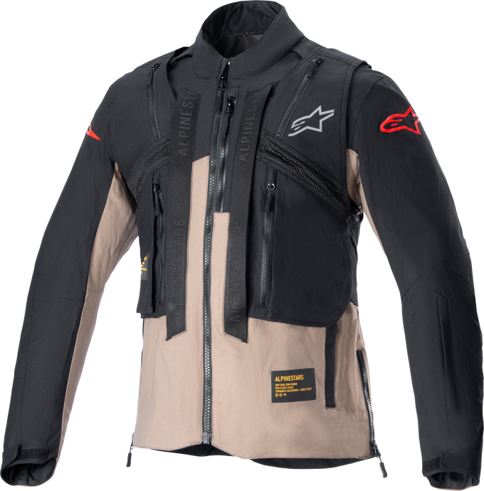 TECHDURA JACKET BLACK/FALCON BROWN 3X 3704524-1286-3XL image 1