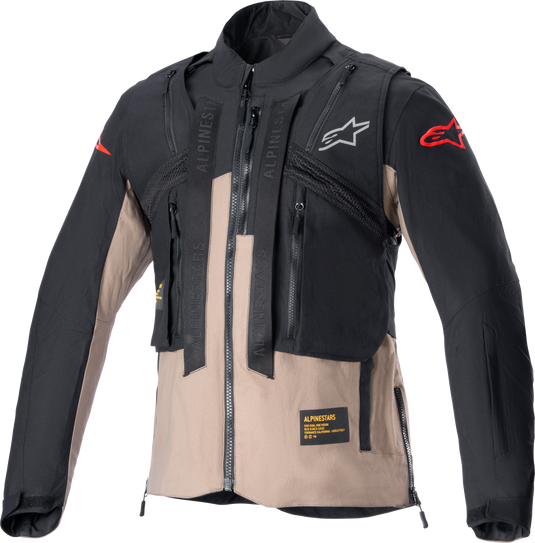 TECHDURA JACKET BLACK/FALCON BROWN 3X 3704524-1286-3XL image 1
