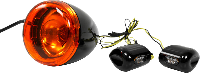 Load image into Gallery viewer, BLACK ELYPSE TURN SIGNALS `15-UP FLTR, `22-UP FXLRST K68459 image 3
