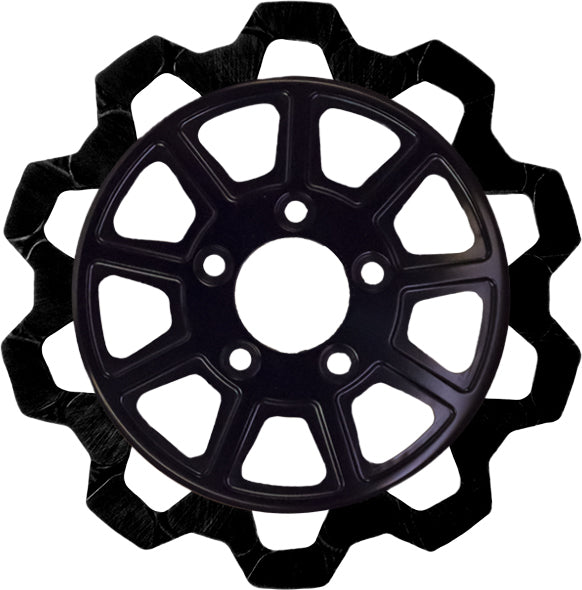 9 SPOKE ROTOR  REAR BLK/BLK BOW TIE 11.5