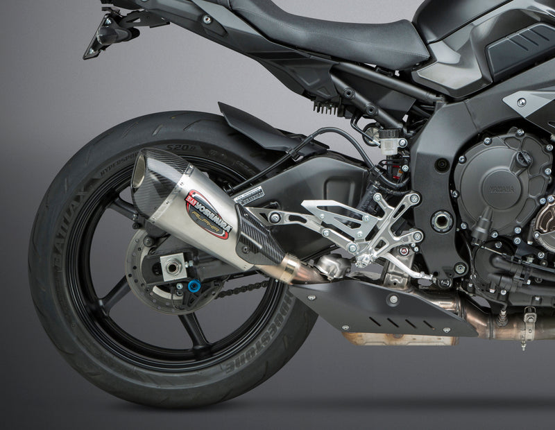 Load image into Gallery viewer, EXHAUST STREET ALPHA-T SLIP-ON SS-SS-CF WORKS 13100BP520 image 1
