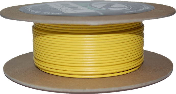 100' SPOOL 20-GAUGE WIRE (YELLOW) NWR-4-100-20 image 1