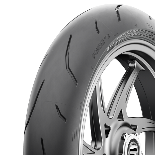 TIRE POWER GP2 FRONT 120/70ZR17 (58W) RADIAL TL 27281 image 2