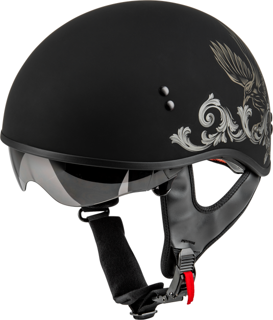 HH-65 CORVUS HELMET MATTE BLACK/TAN 2X H16510958 image 2