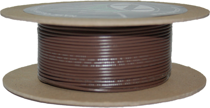 #18-GAUGE BROWN 100' SPOOL OF PRIMARY WIRE NWR-1-100