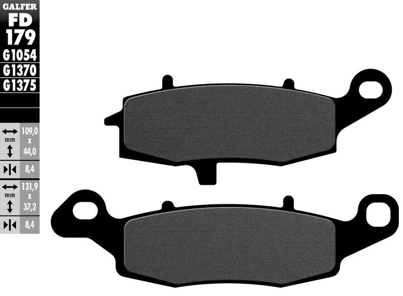 Load image into Gallery viewer, BRAKE PADS SEMI METALLIC FD198G1054 FD198G1054 image 13
