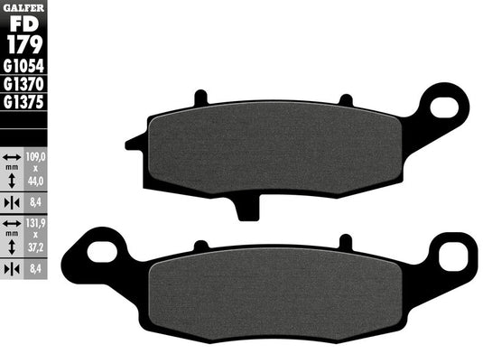BRAKE PADS SEMI METALLIC FD198G1054 FD198G1054 image 13