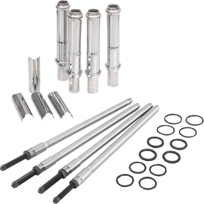 SPEEDY PUSHROD KIT W/COVERS TC 99-17 6-6004 image 1